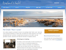 Tablet Screenshot of amelandchalet.nl